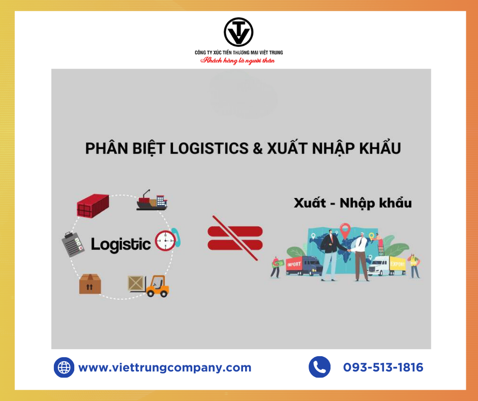 Phân biệt Logistics và Xuất Nhập Khẩu
