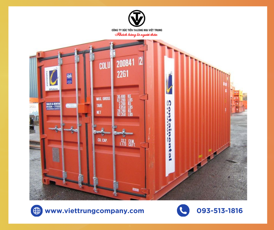 Ký hiệu các Container và những thông tin chi tiết