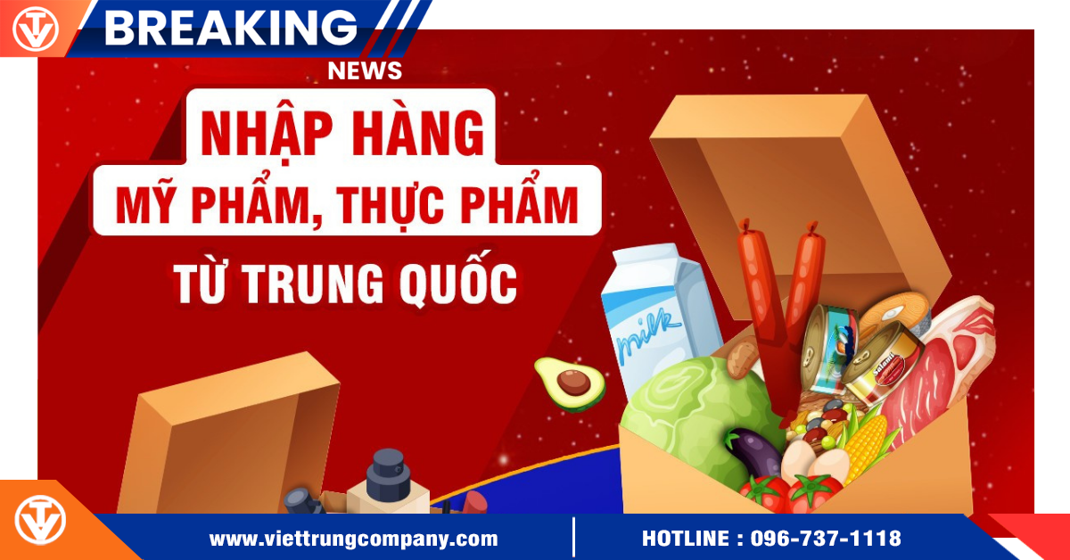 Bí quyết nhập hàng mỹ phẩm, thực phẩm từ Trung Quốc