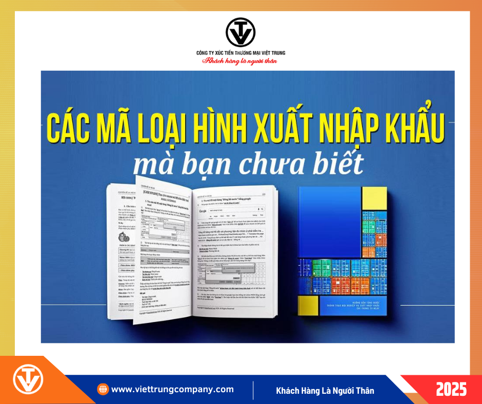 Các mã loại hình xuất nhập khẩu