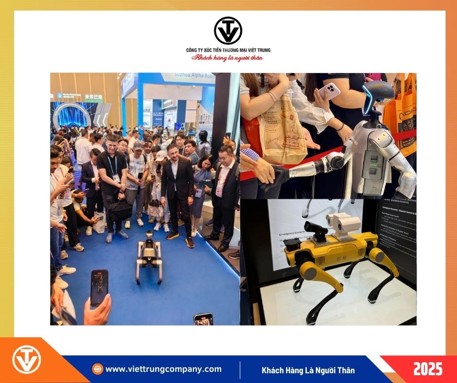 Sản phẩm Robot AI bùng nổ tại hội chợ Canton Fair 137