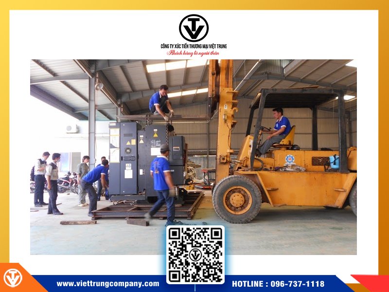 Vận chuyển máy móc từ Trung Quốc về Việt Nam
