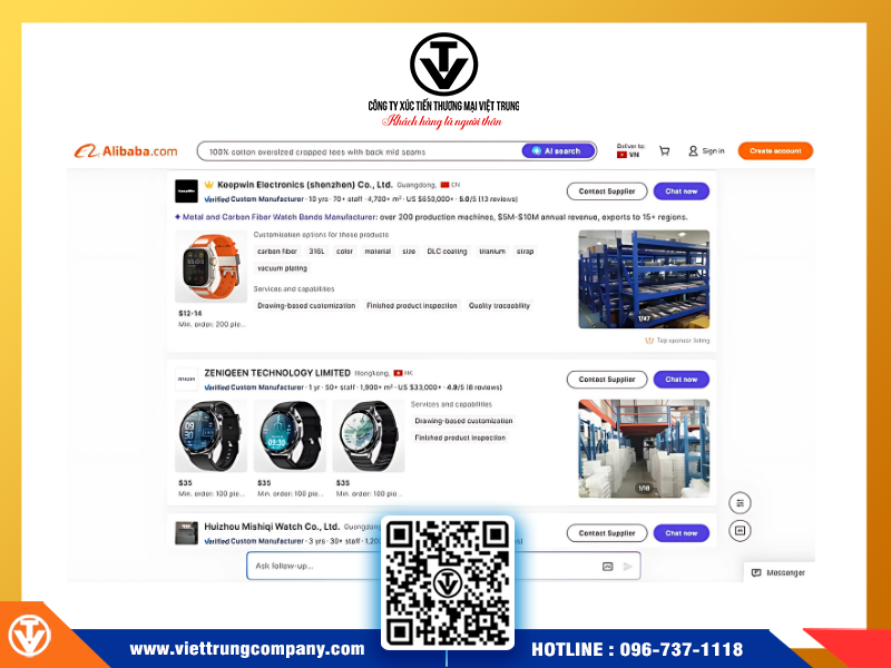 Cách đánh giá và tìm nhà cung cấp trên Alibaba uy tín, chất lượng