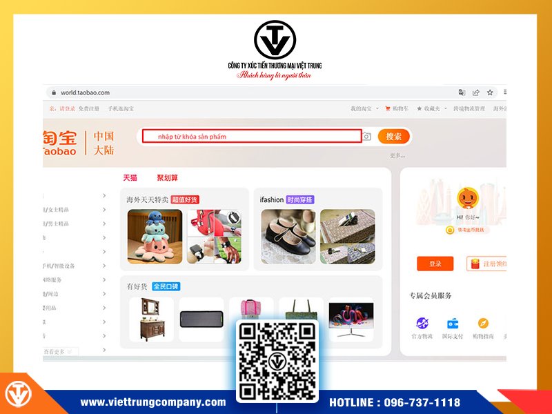Cách order taobao về Việt Nam không qua trung gian