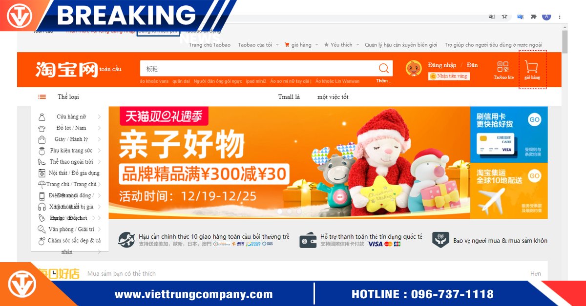 Hướng dẫn đăng ký mua hàng trên taobao bằng Tiếng Việt