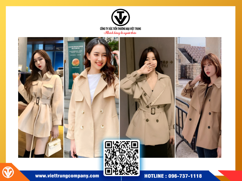 Gợi ý 5 mẫu áo măng tô Trung Quốc hot trend, giá rẻ