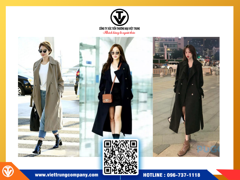 Gợi ý 5 mẫu áo măng tô Trung Quốc hot trend, giá rẻ