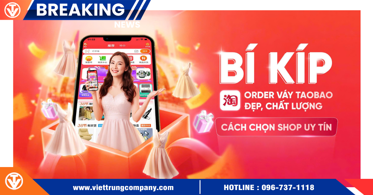 Bí kíp order váy Taobao – Chọn váy đẹp, chất lượng và shop uy tín