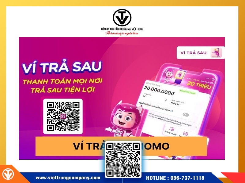 Cách thanh toán hộ ví trả sau MoMo