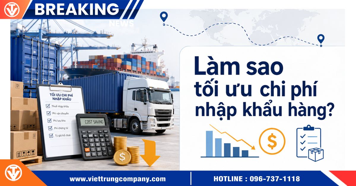 Làm sao tối ưu chi phí nhập khẩu hàng Trung Quốc hiệu quả?