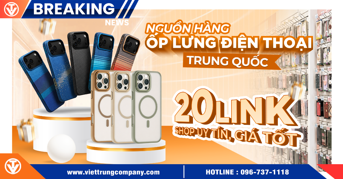 Nguồn hàng ốp lưng điện thoại Trung Quốc – 20 link shop uy tín, giá tốt