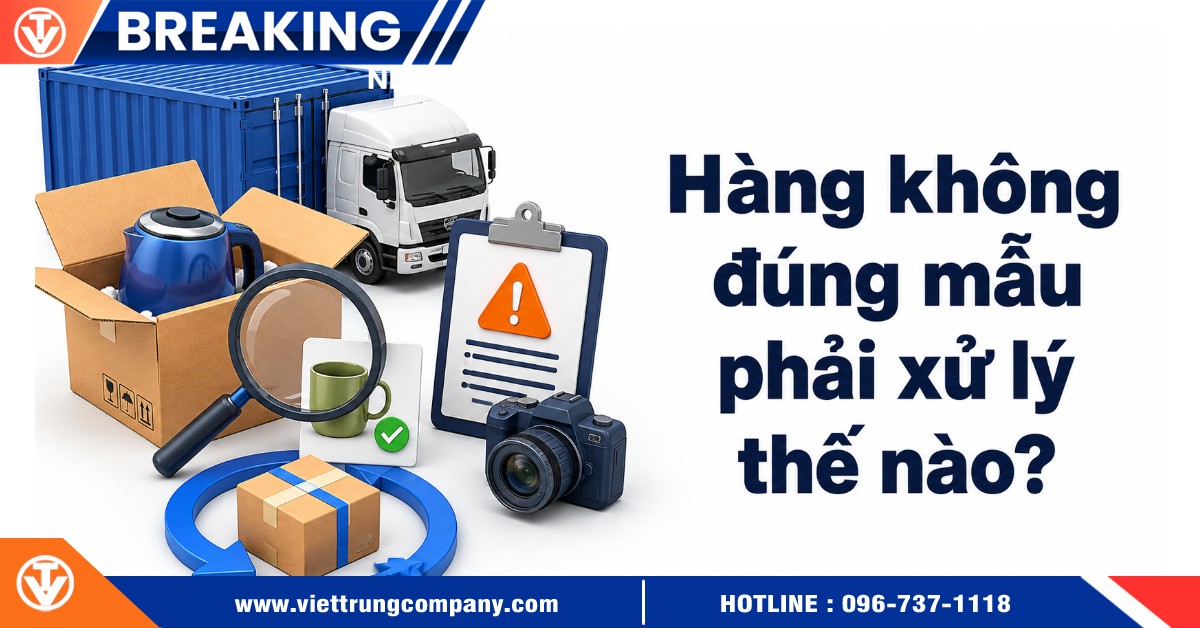 Hàng không đúng mẫu phải xử lý thế nào để giảm thiệt hại?