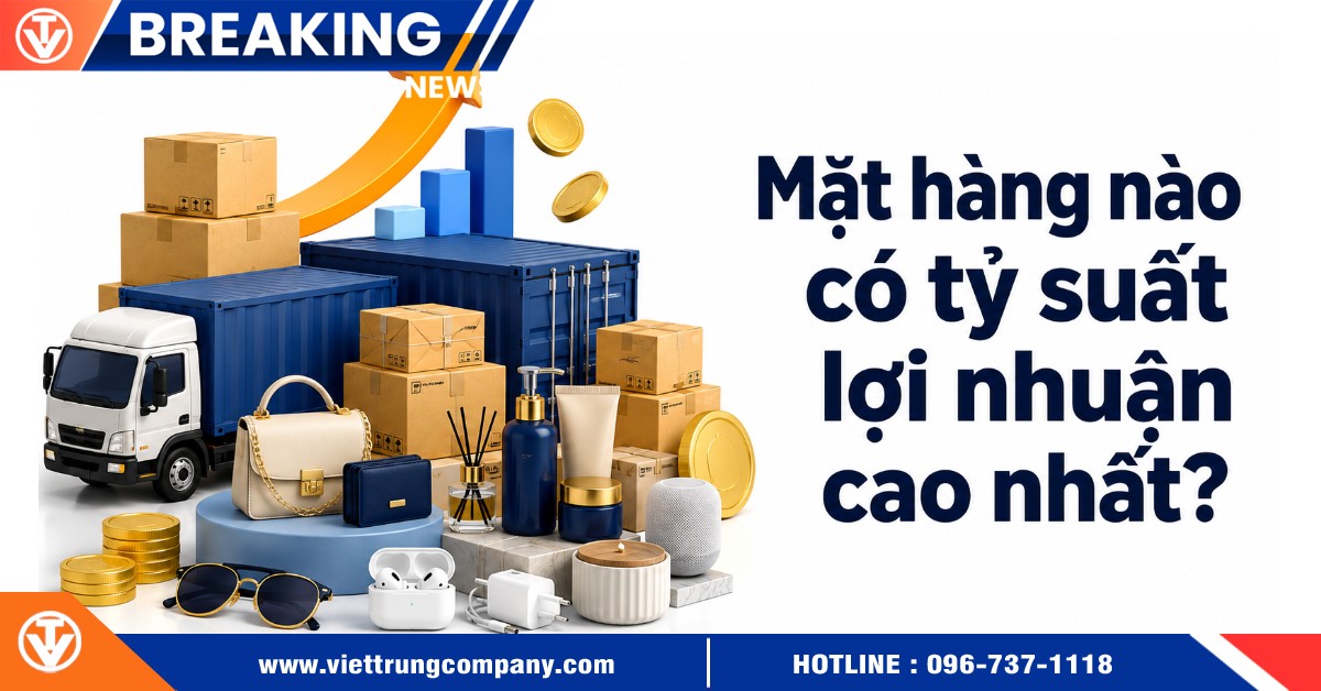 Mặt hàng nào có tỷ suất lợi nhuận cao nhất?