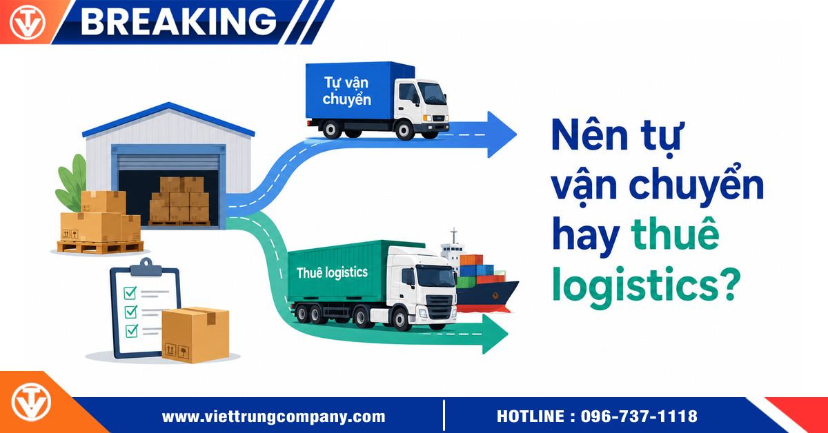 Nên tự vận chuyển hay thuê đơn vị logistics?