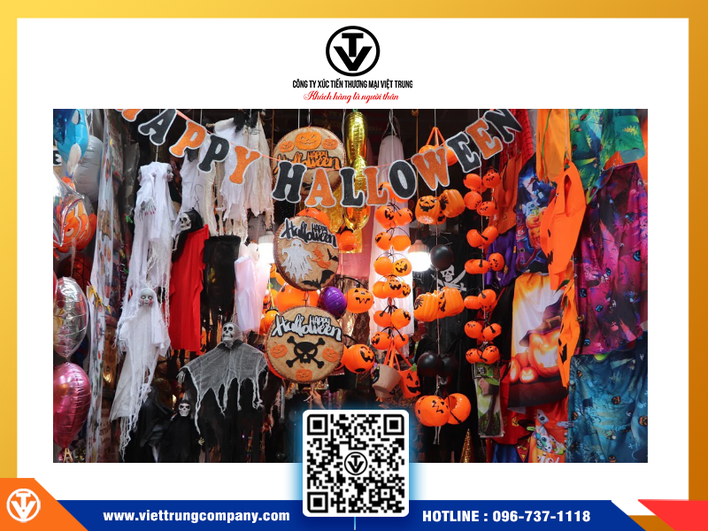 Nguồn hàng Halloween Trung Quốc giá sỉ, mẫu mã đa dạng