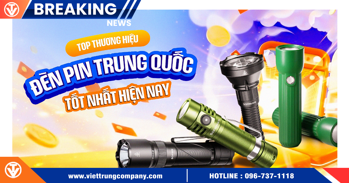 Top thương hiệu đèn pin Trung Quốc tốt nhất hiện nay