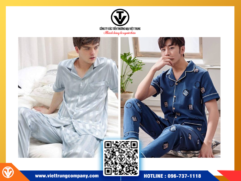 Top 6 mẫu đồ ngủ nam Trung Quốc và kinh nghiệm nhập hàng
