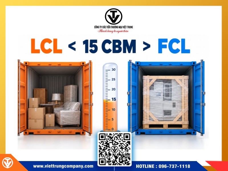 hang cong kenh nen di nguyen container hay ghep container