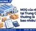 MOQ của nhà máy tại Trung Quốc bao nhiêu?
