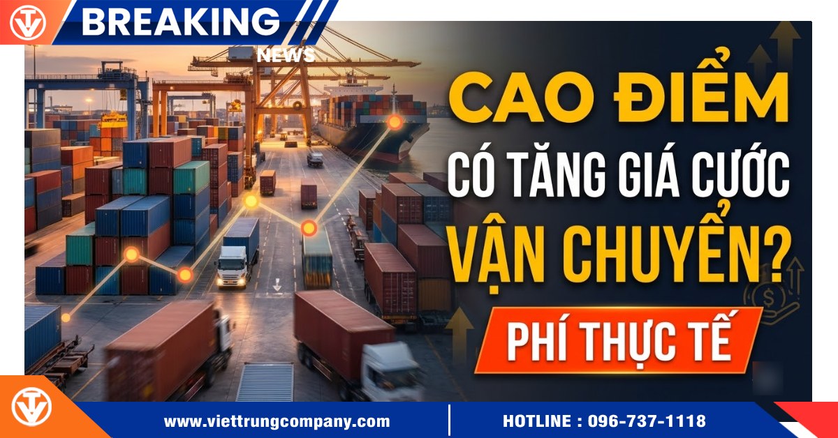 Mùa cao điểm có làm tăng giá vận chuyển không? Phí thực tế